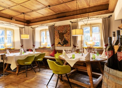 Landgasthof Karner in Frasdorf im Chiemgau mit Hund