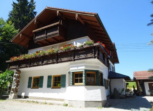 Villa im Wald in Roßhaupten nahe Füssen - Hund erlaubt