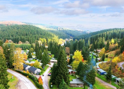 Naturcamp Meyersgrund Ilmenau - Urlaub mit Hund Thüringer Wald