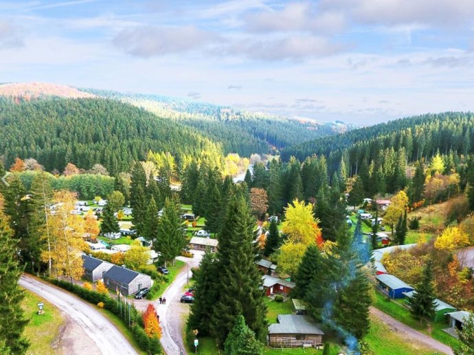 Naturcamp Meyersgrund Ilmenau - Urlaub mit Hund Thüringer Wald