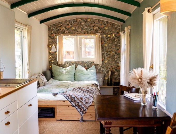 Glamping Unterkunft am See Fitzen Herzogtum Lauenburg mit Hund